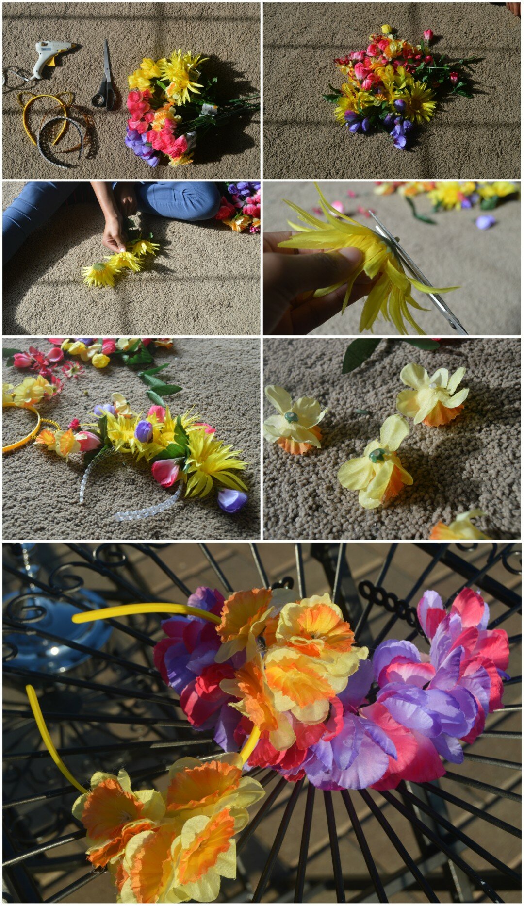 Teen blogger Nyah Marie AKA Style Stalker shows you a DIY which she uses to embrace her inner '70s girl, DIY flower crowns, involving one cat ear crown.
